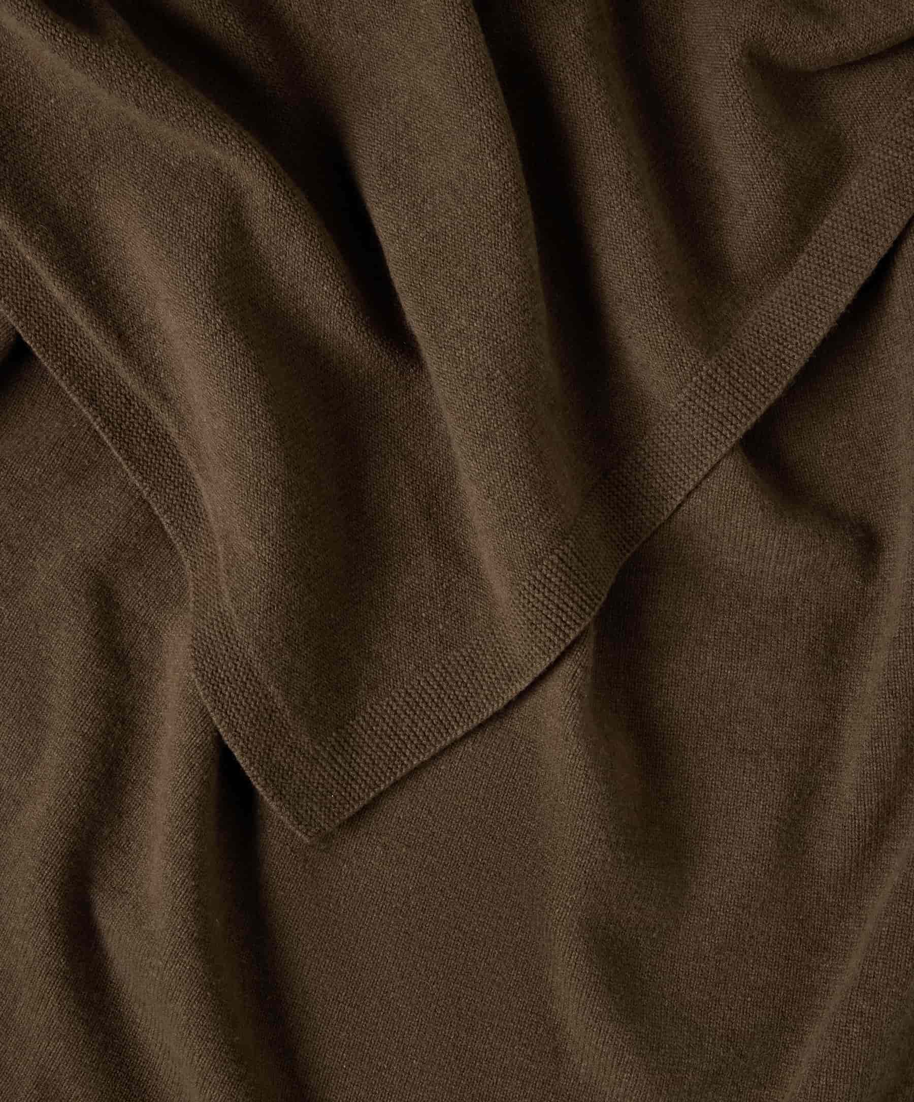 100% NZ Merino Wool Blanket - Truffle - Image 3