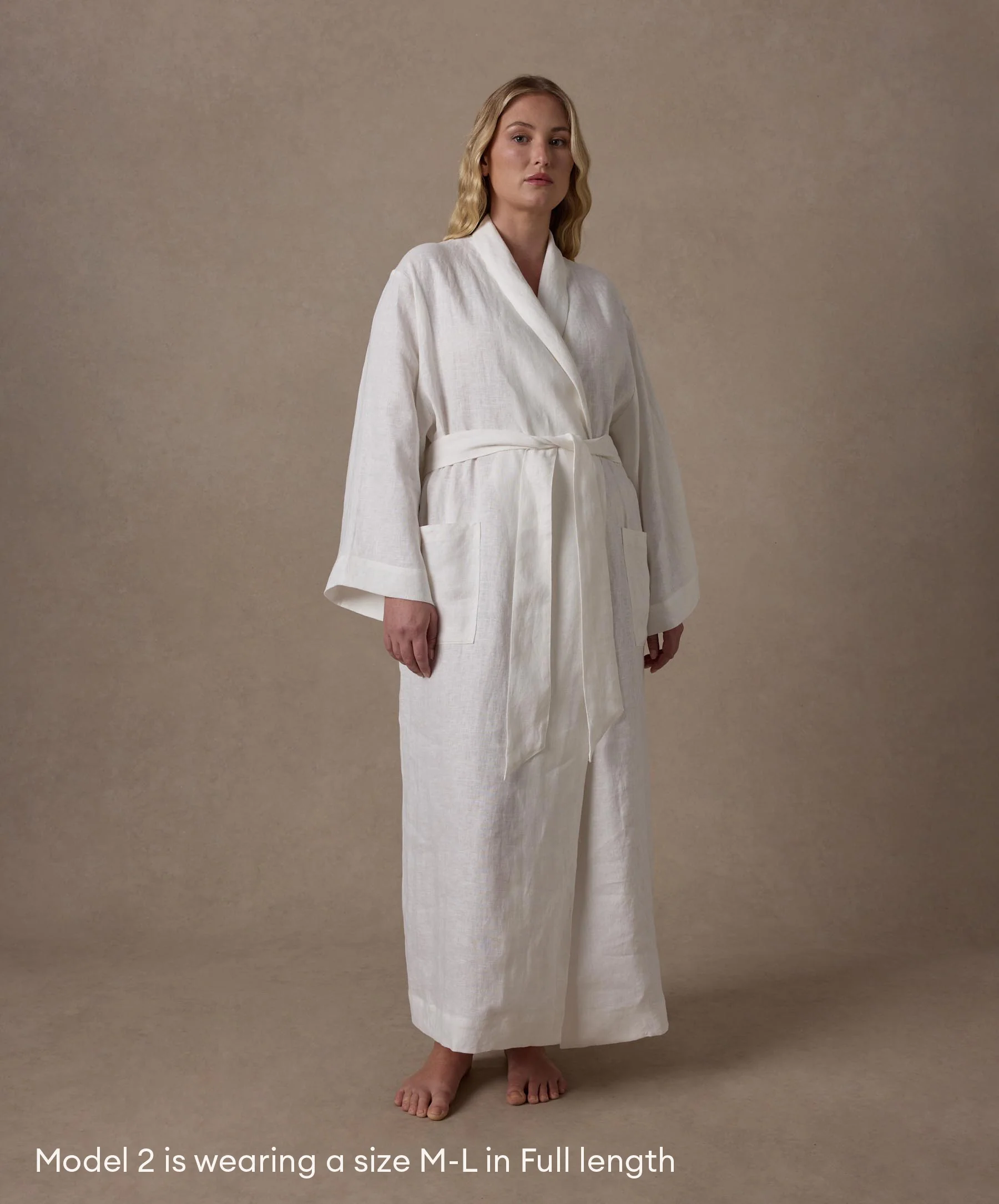 Linen Robe Edition II - Ivory - Image 6