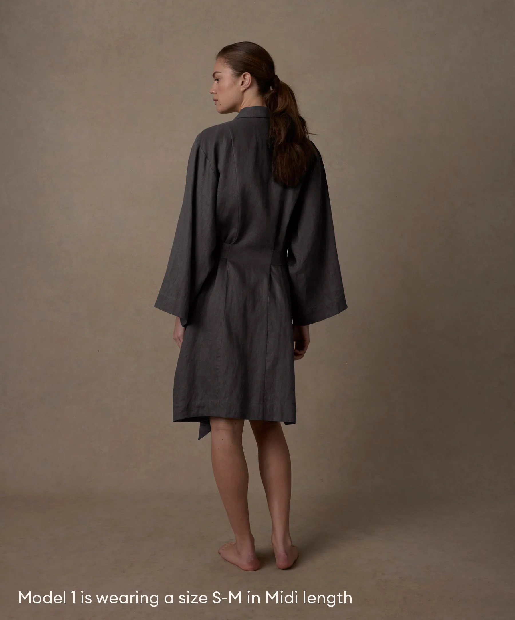 Linen Robe Edition II - Slate - Image 3