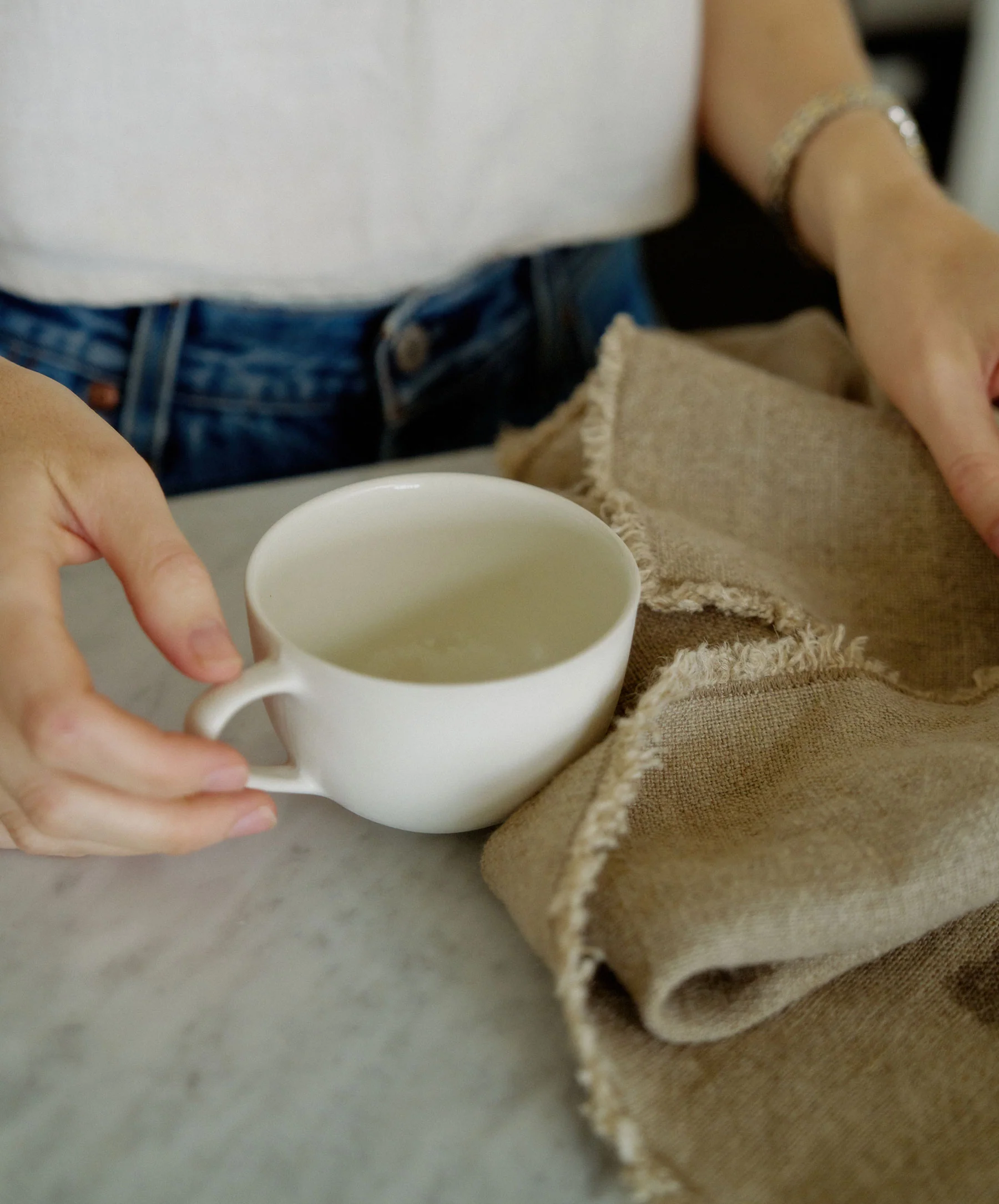 Fia Kitchen Towel - Natural - Image 3