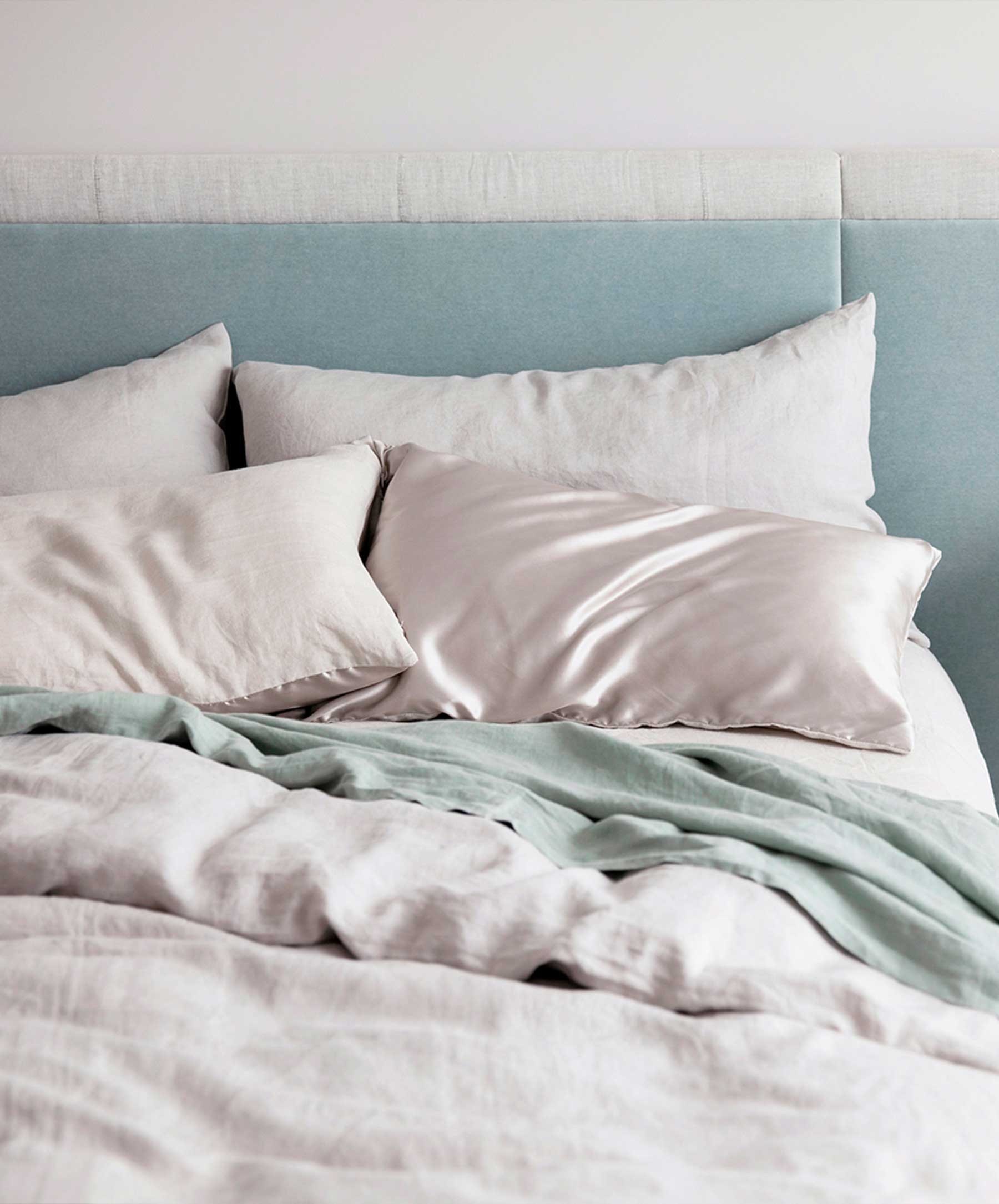 Linen Duvet Cover - Smoke Grey - Image 4