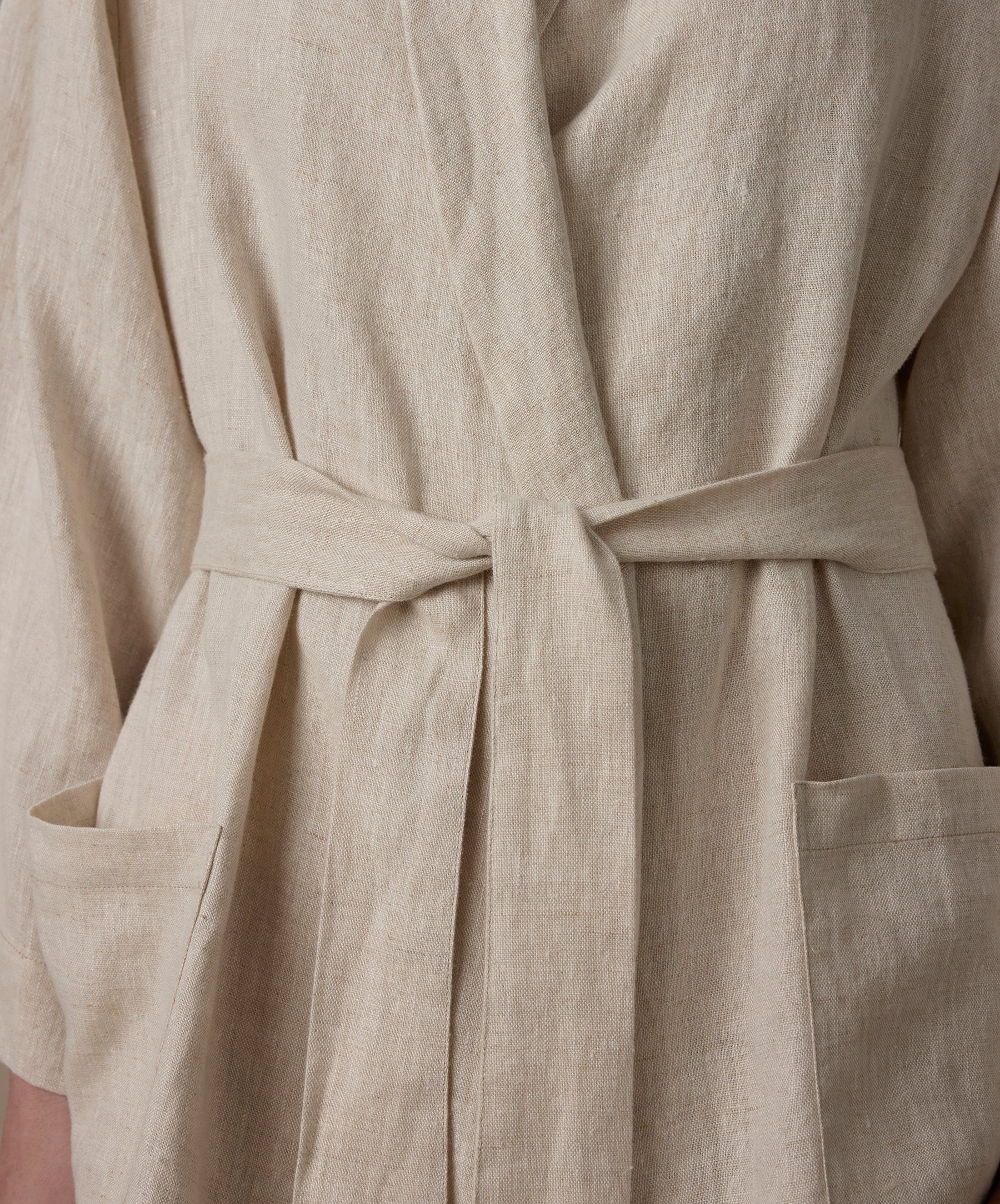 Linen Robe Edition II - Natural - Image 4