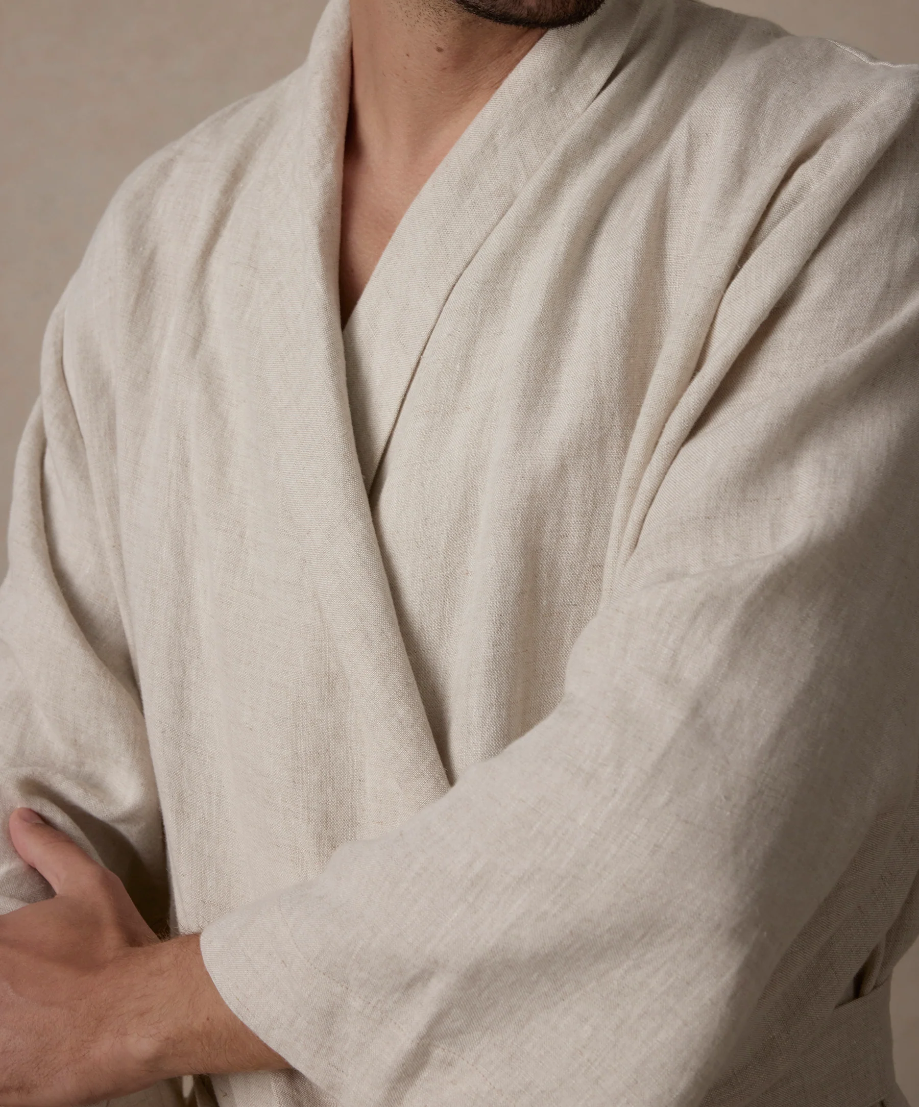 Linen Robe Edition II - Natural - Image 5