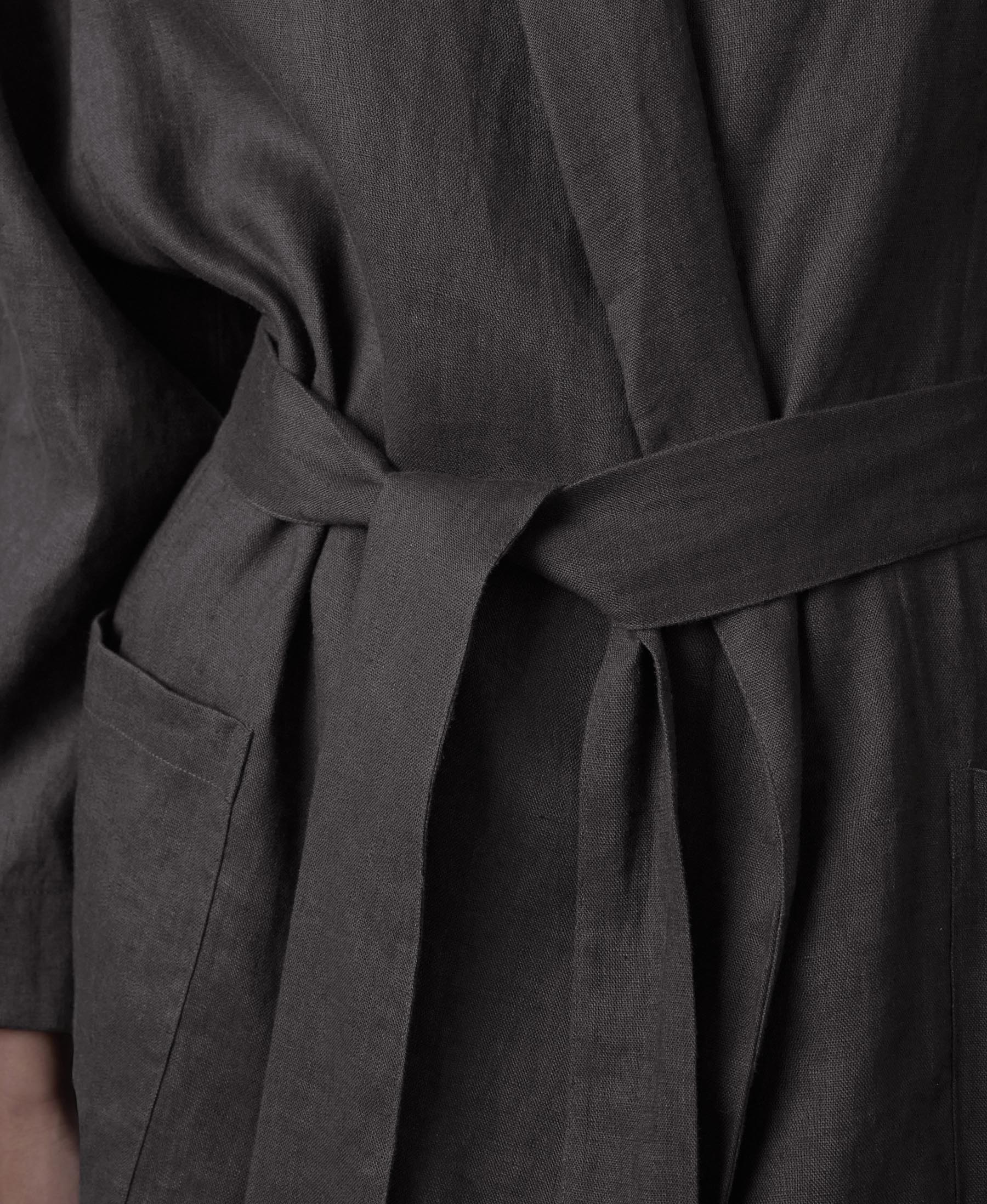 Linen Robe Edition II - Slate - Image 4