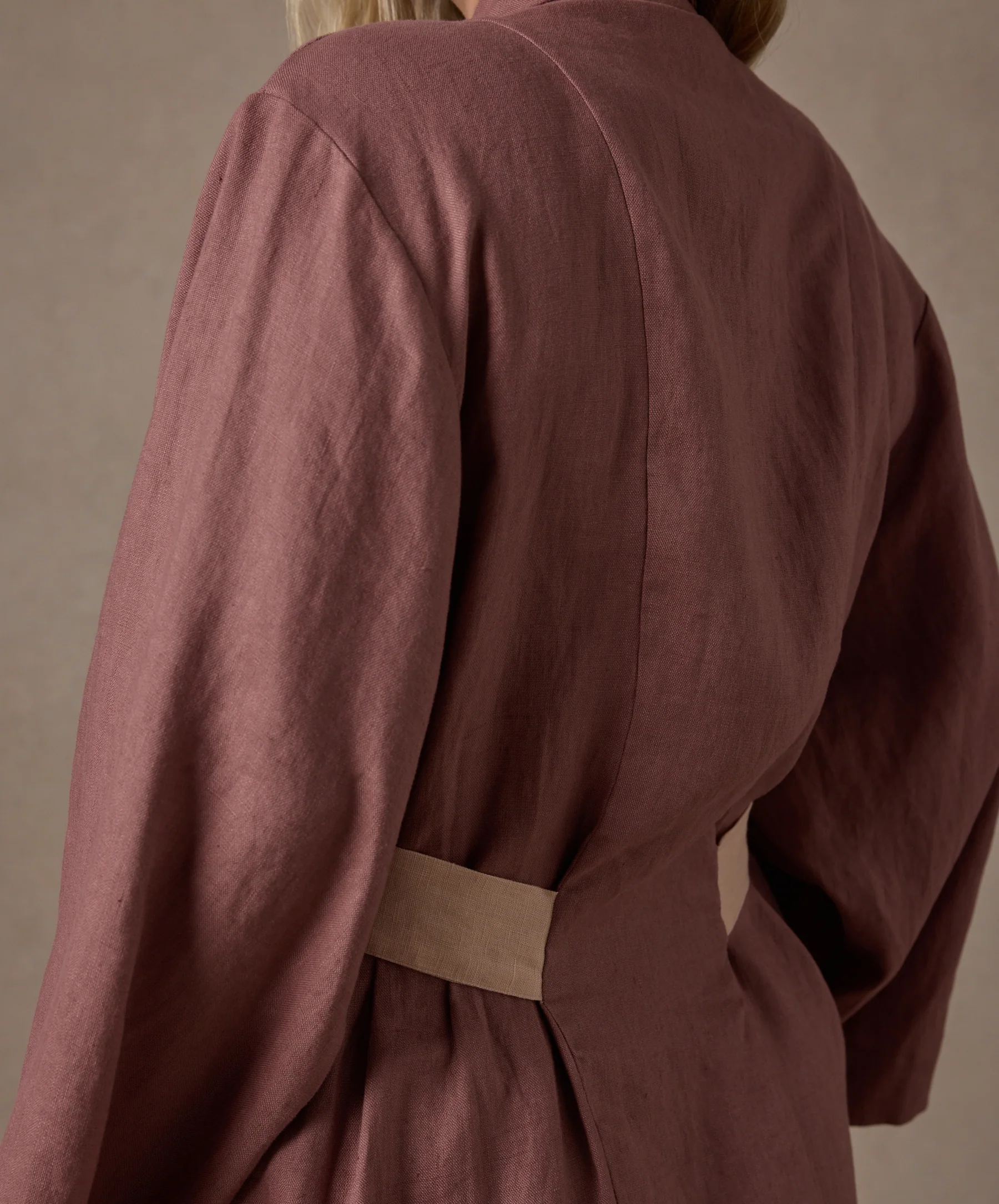 Linen Robe Edition II - Spice/Apricot - Image 4