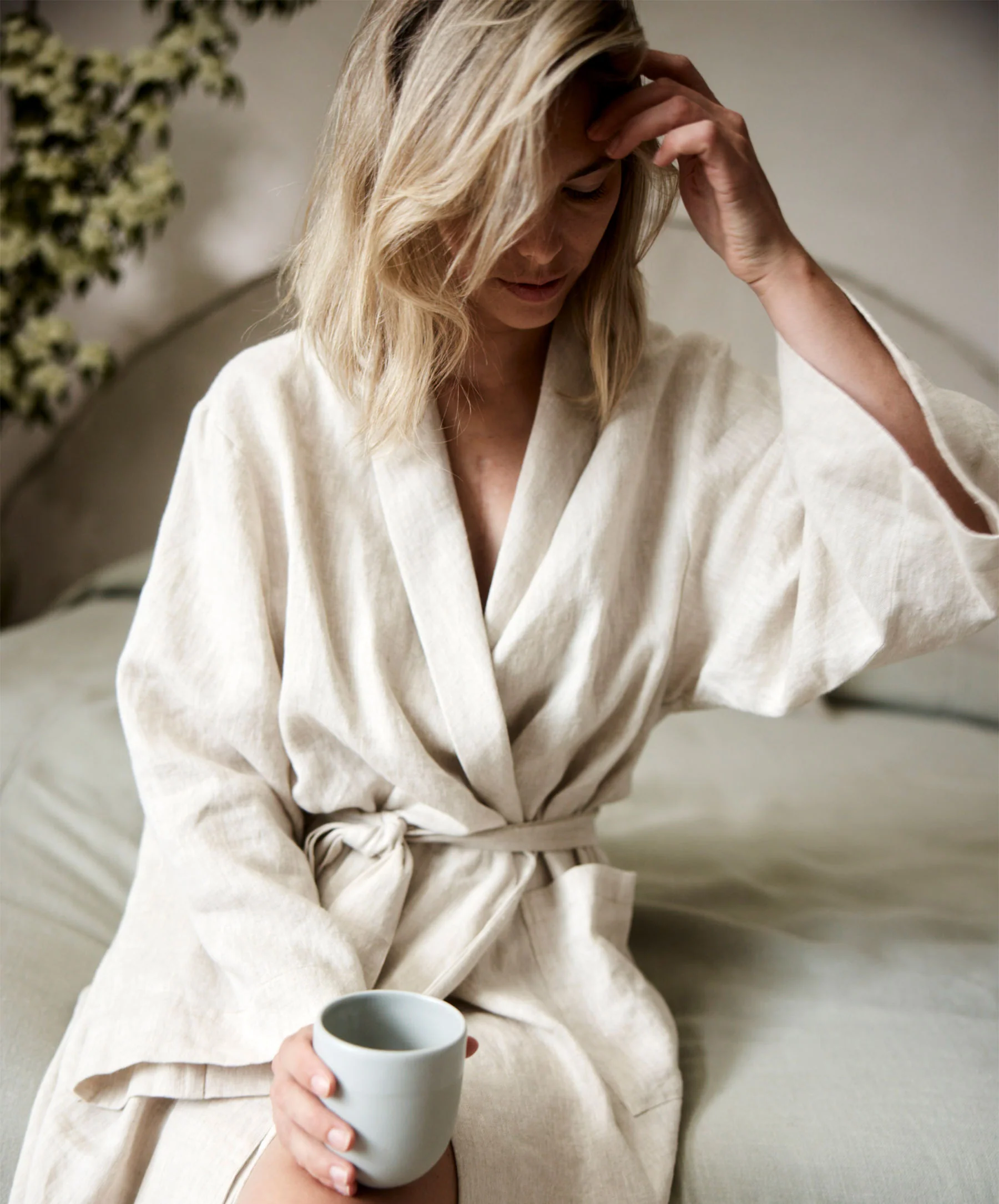 Linen Robe Edition I - Natural - Image 4