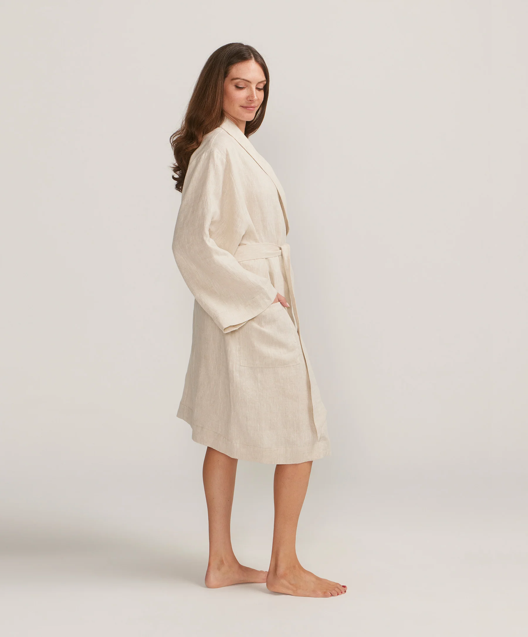 Linen Robe Edition I - Natural - Image 5