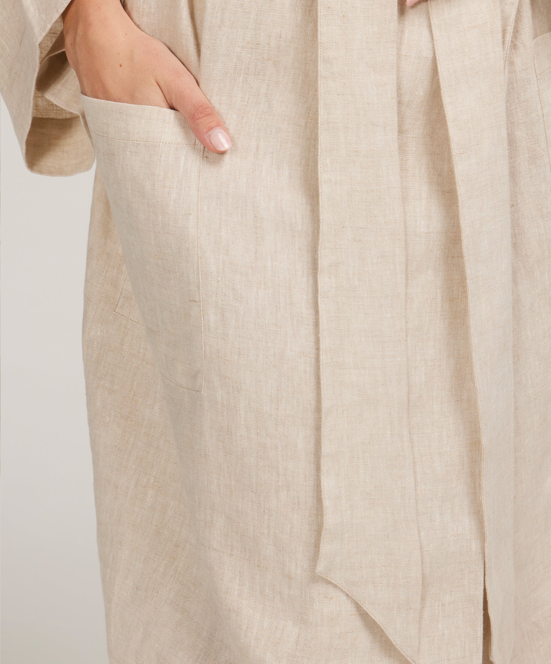 Linen Robe Edition I - Natural - Image 8