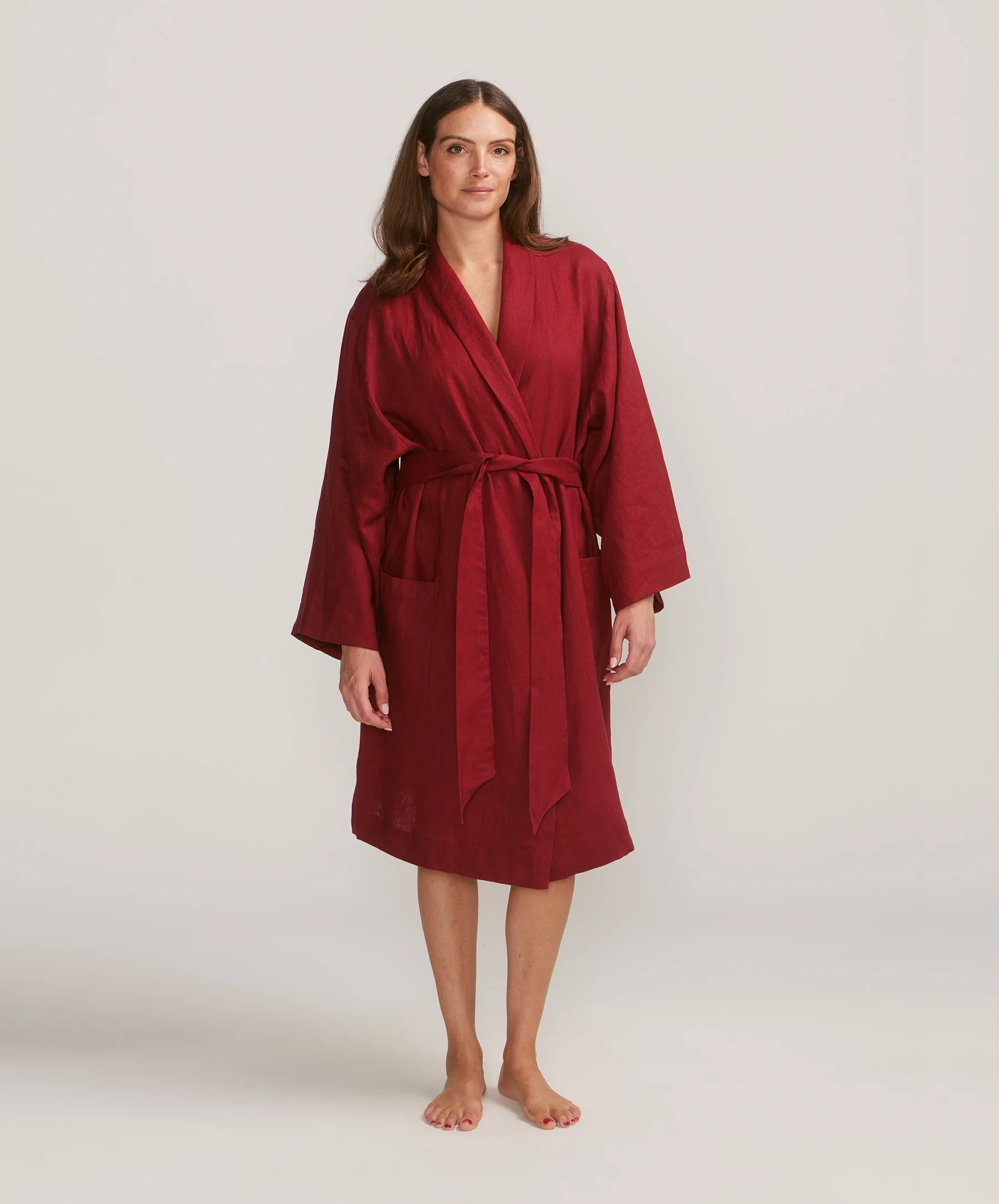 Linen Robe Edition I - Rouge - Image 5