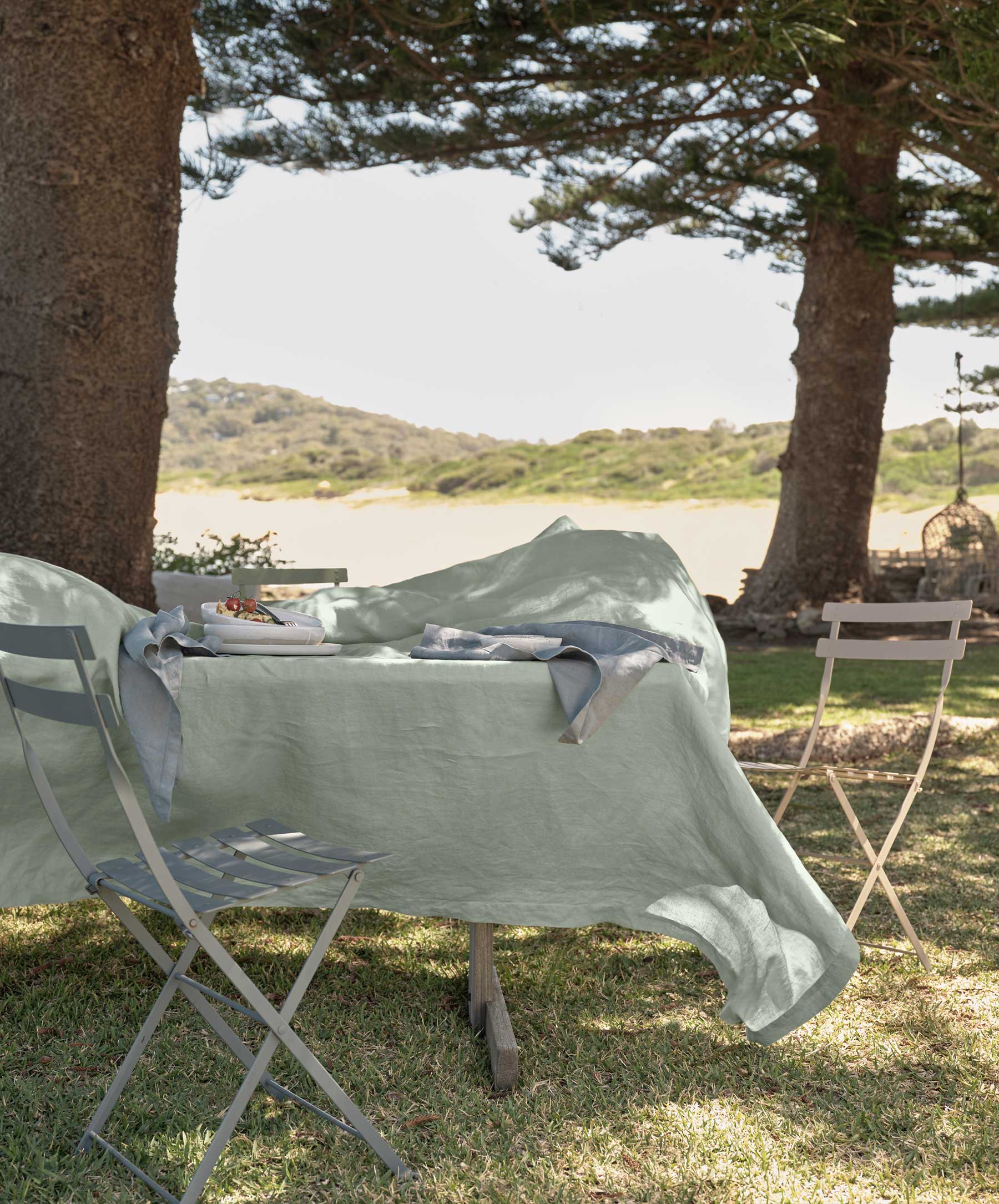 Linen Tablecloth - Sage - Image 2