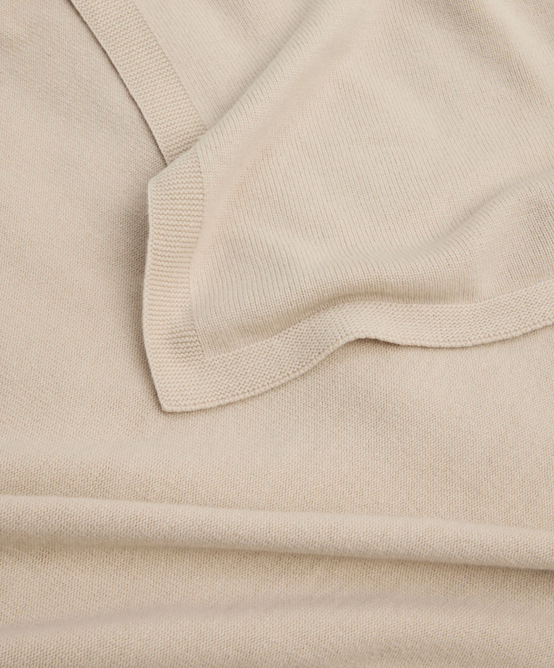 100% NZ Merino Wool Blanket - Oatmeal - Image 6
