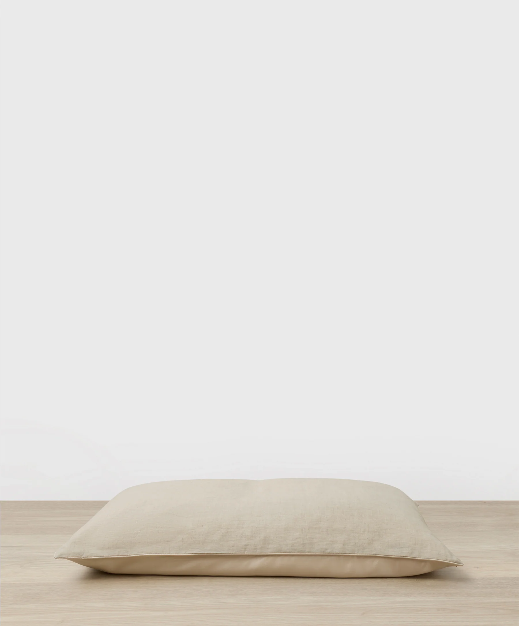 Silk Linen Flip Pillowcase - Natural - Image 2