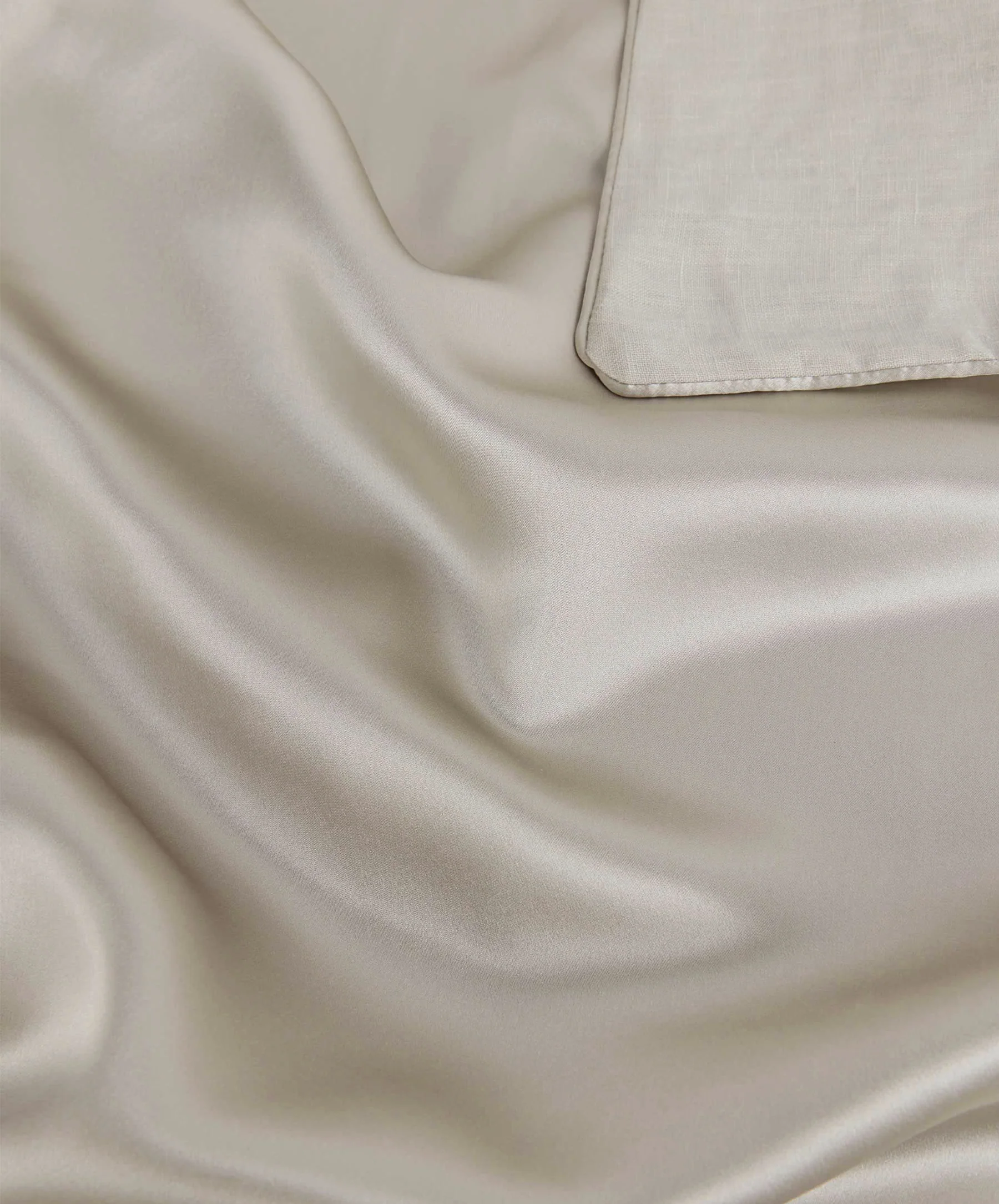 Silk Linen Flip Pillowcase - Smoke - Image 5
