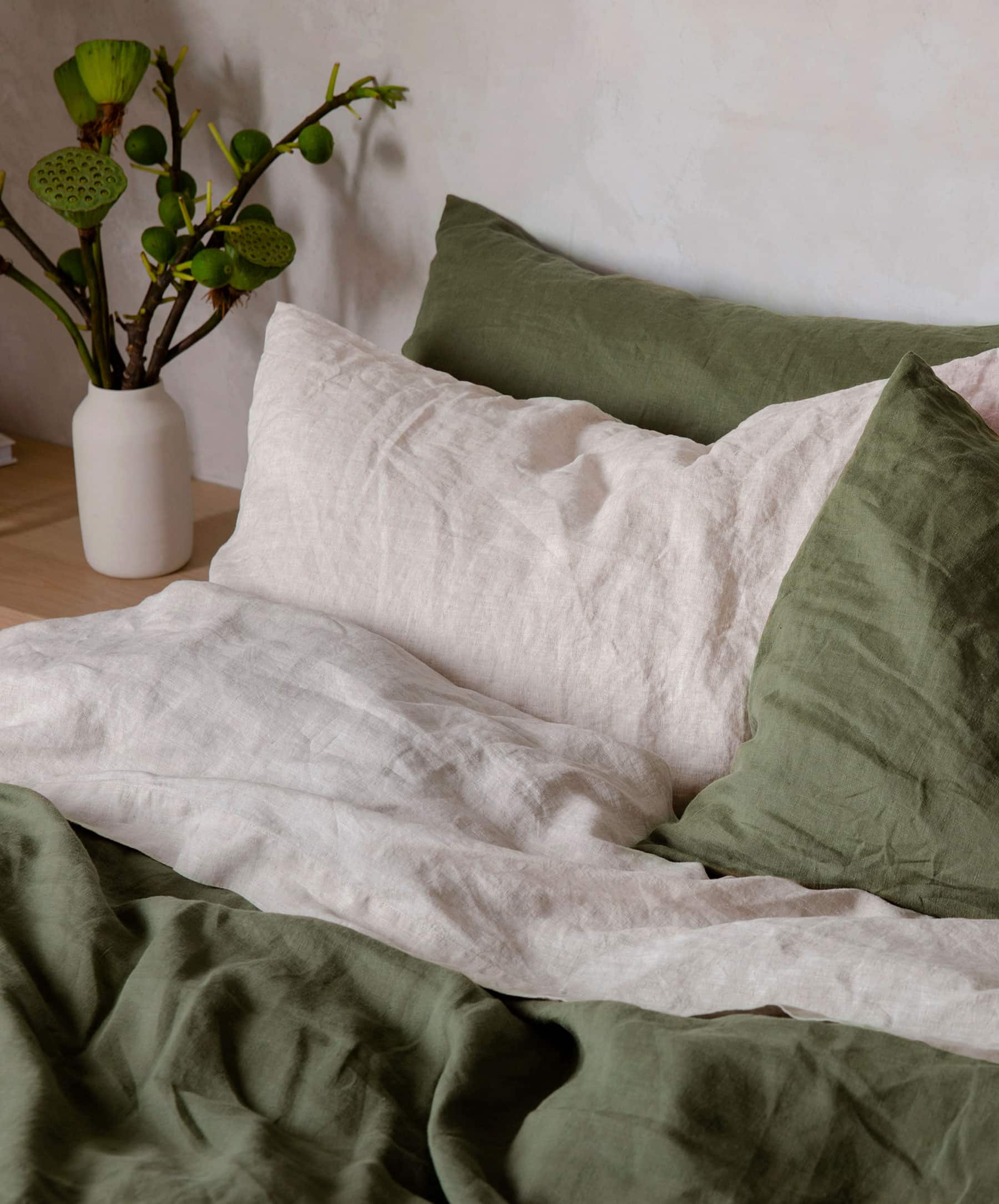 Linen Duvet Cover - Forest - Image 3