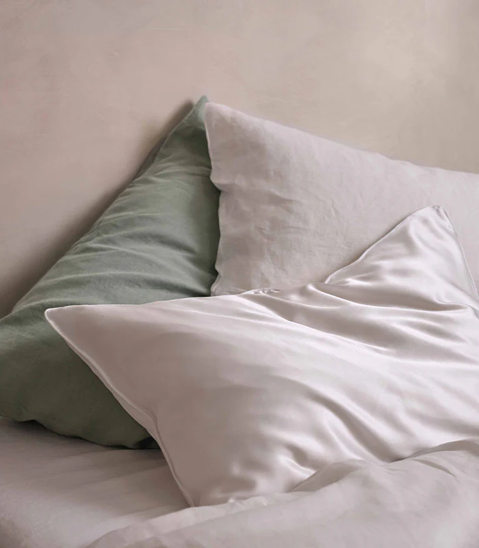 Set of 2 Linen Pillowcases - Sage - Image 5