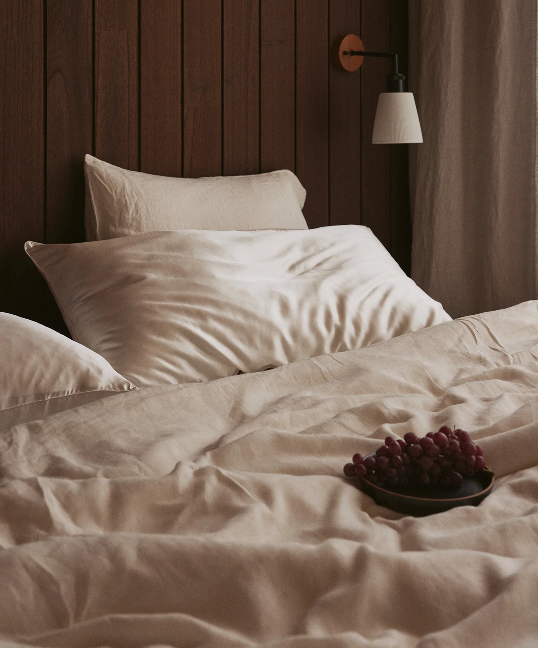 Silk Linen Flip Pillowcase - Ivory - Image 3