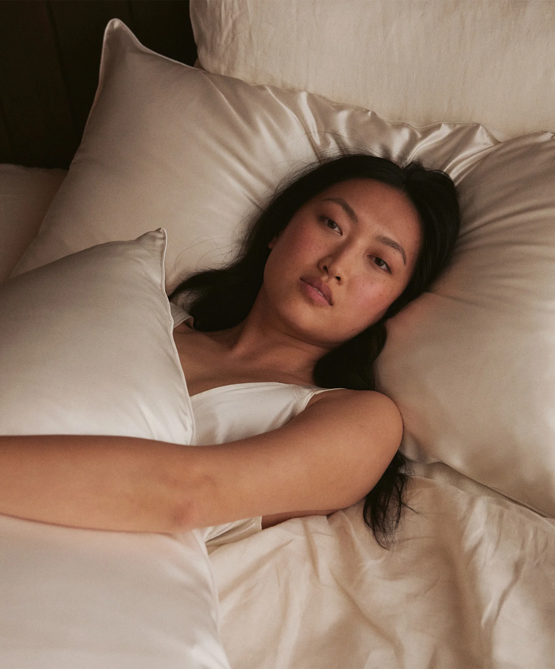 Silk Linen Flip Pillowcase - Ivory - Image 4