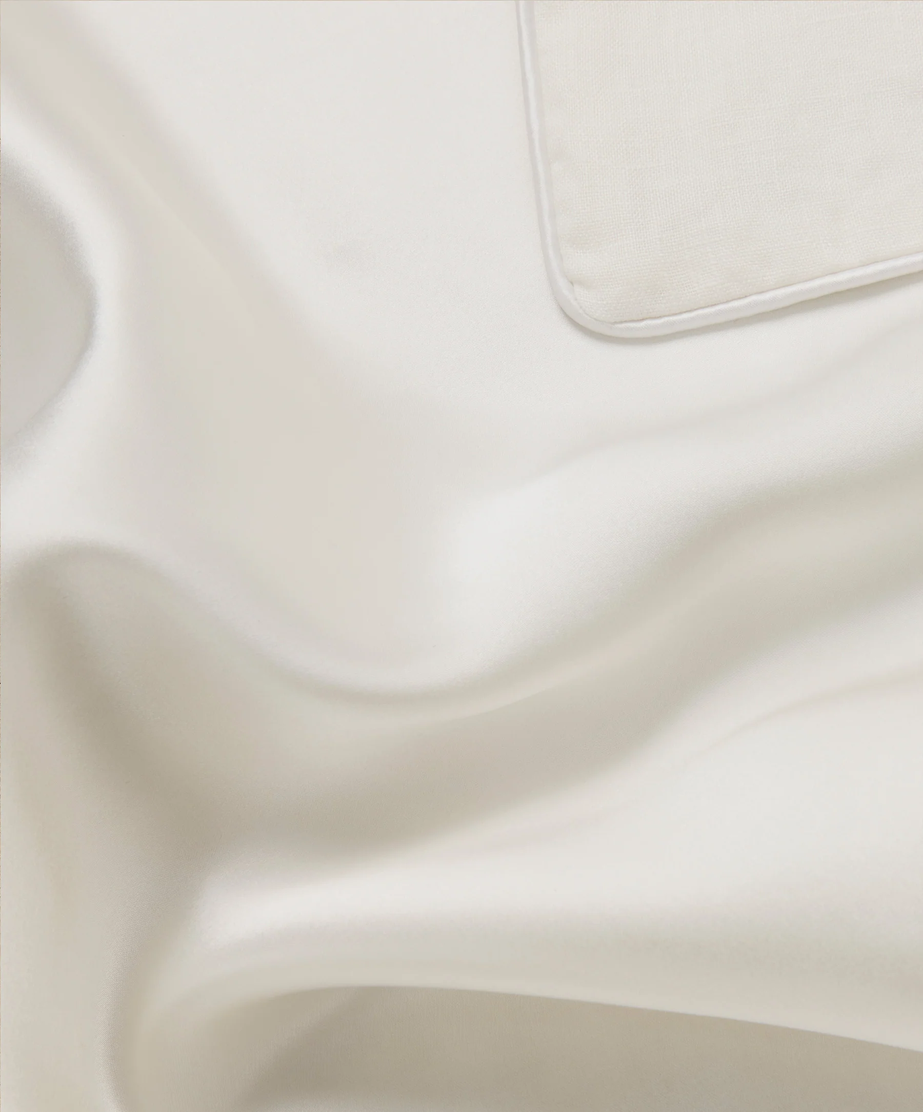 Silk Linen Flip Pillowcase - Ivory - Image 5